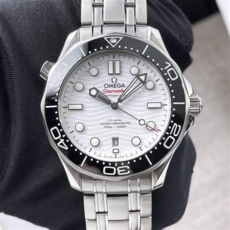 omega seamaster white dial price